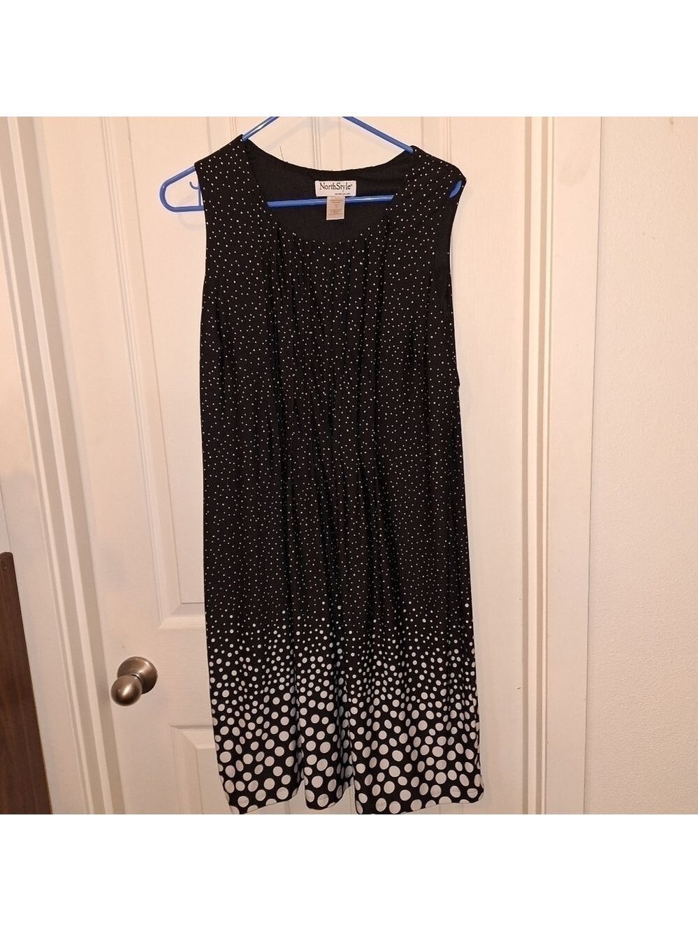 Black White Polka Dot Dress Size 12